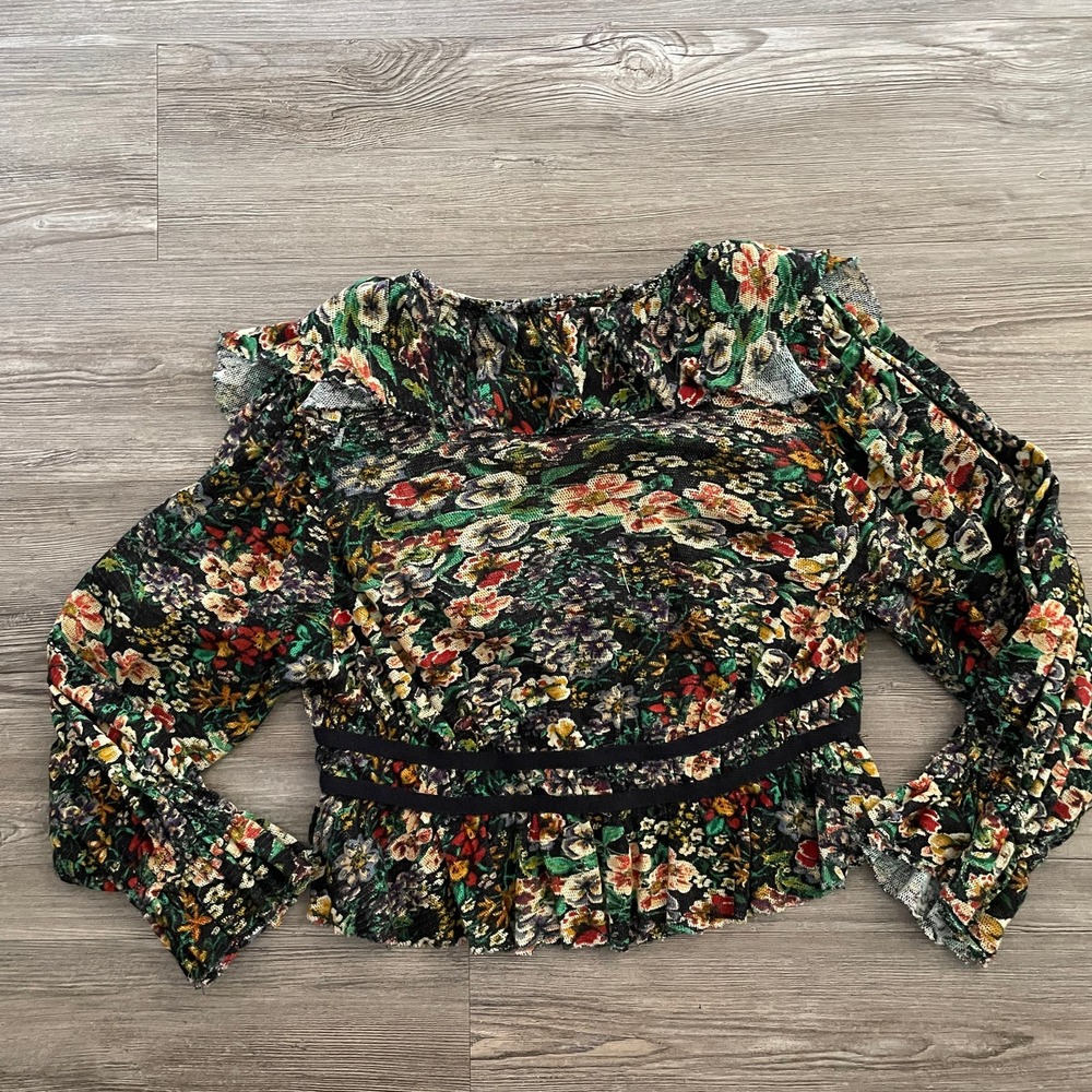 Free People Rudi Ruffle Top - Picture 5 of 7